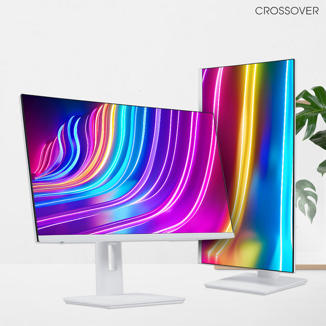 크로스오버 27QD166CM QHD iPS USB-C 100Hz 68cm 피벗 사무용 게이밍 컴퓨터 모니터 무결점 예약판매