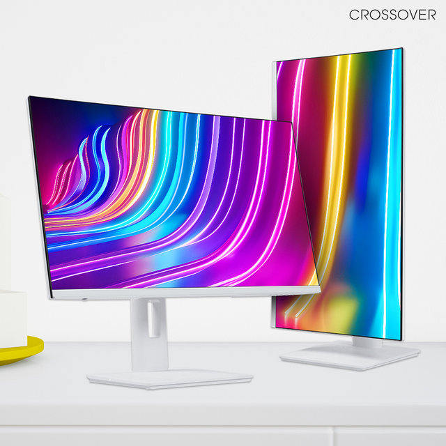 크로스오버 27QD166CM QHD iPS USB-C 100Hz 68cm 피벗 사무용 게이밍 컴퓨터 모니터