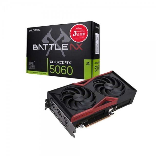 COLORFUL 지포스 RTX 5060 토마호크 DUO D7 8GB 피씨디렉트-M