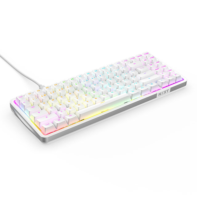 [NZXT] Function ELITE KB mini TKL 화이트 영문 레피드트리거 미니 텐키리스 게이밍 키보드 KB-101NW-US