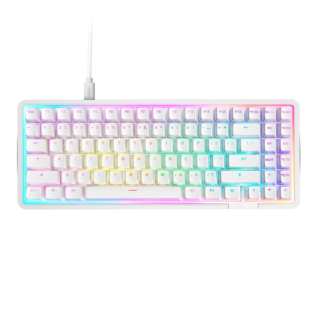 [NZXT] Function ELITE KB mini TKL 화이트 영문 레피드트리거 미니 텐키리스 게이밍 키보드 KB-101NW-US