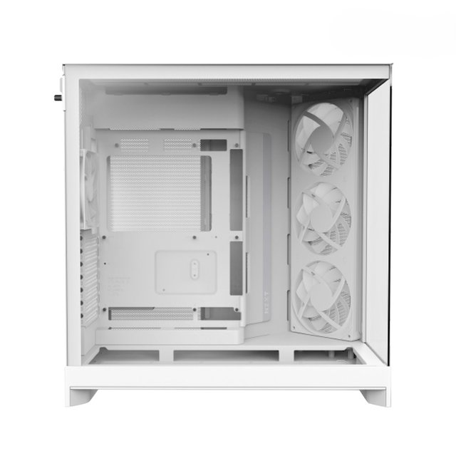 [NZXT] H9 Flow RGB V2 화이트 ATX 강화유리 미들타워 PC케이스 CM-H92FW-R1
