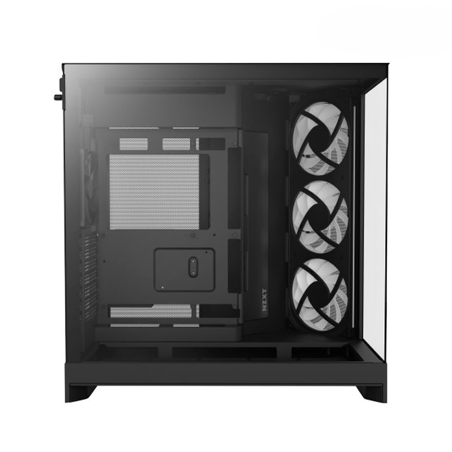 [NZXT] H9 Flow RGB V2 블랙 ATX 강화유리 미들타워 PC케이스 CM-H92FB-R1