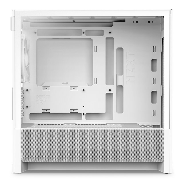 [NZXT] H3 FLOW 화이트 ATX 강화유리 미들타워 PC케이스 CC-H31FW-01