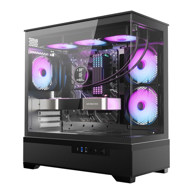 마이크로닉스 WIZMAX ML-360 View (블랙) 미들타워