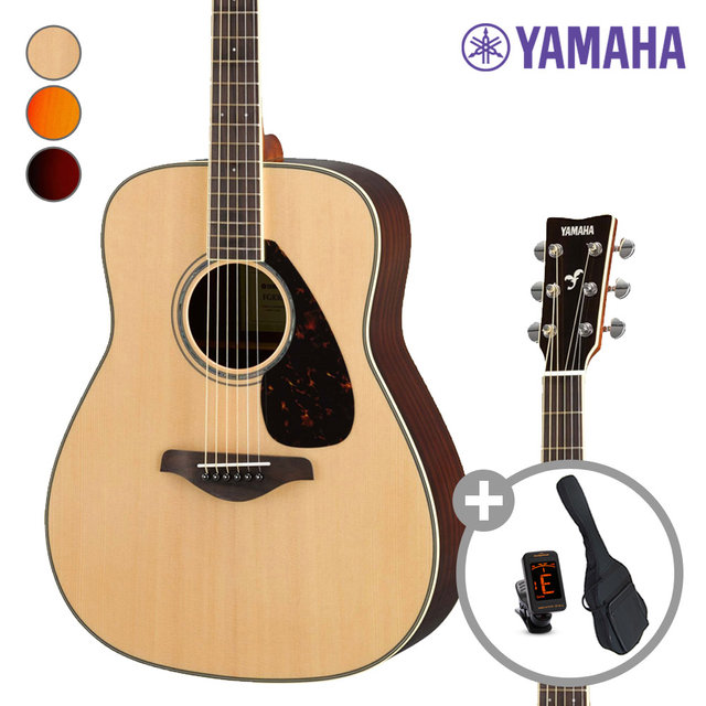 야마하 FG830/NT/TBS/AUB 어쿠스틱기타 /드레드넛/통기타