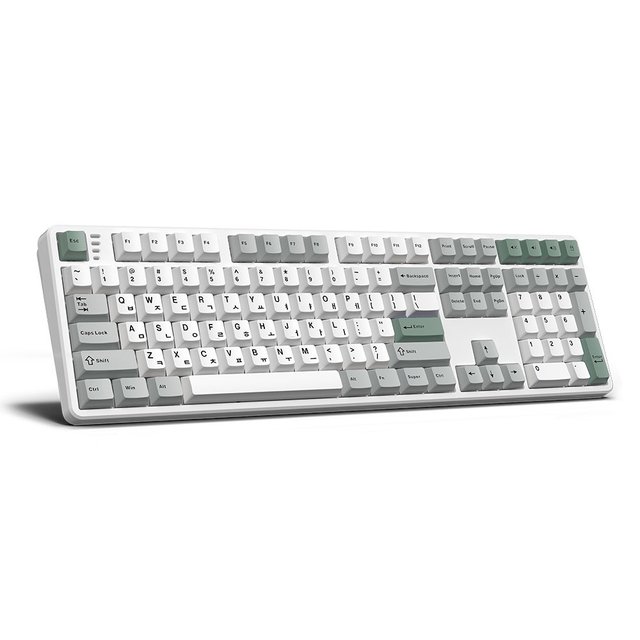 GK798PRO 3모드 폼떡 가스켓 저소음기계식키보드 오션화이트(KTT블루 포각 43g)