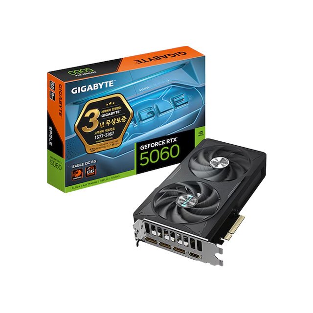 기가바이트 지포스 RTX 5060 EAGLE OC D7 8GB 제이씨현/