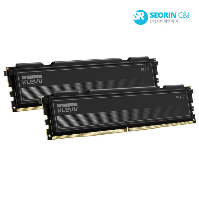 [서린공식] 에센코어 클레브 DDR5-6000 CL30 FIT V BLACK 패키지 서린 (32GB(16Gx2))