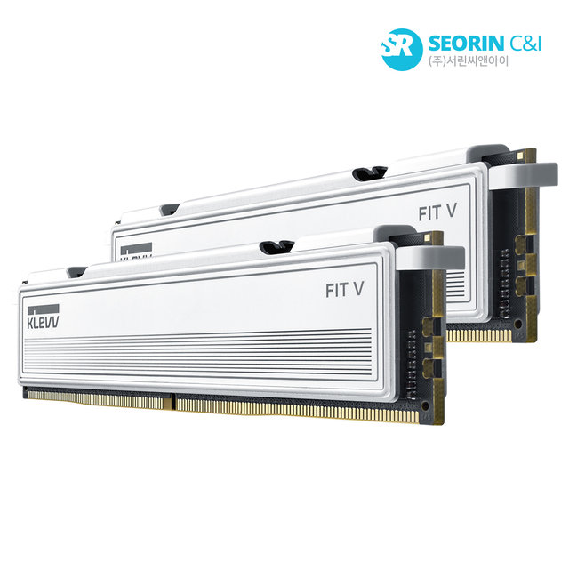 [서린공식] 에센코어 클레브 DDR5-6000 CL30 FIT V WHITE 패키지 서린 (32GB(16Gx2))