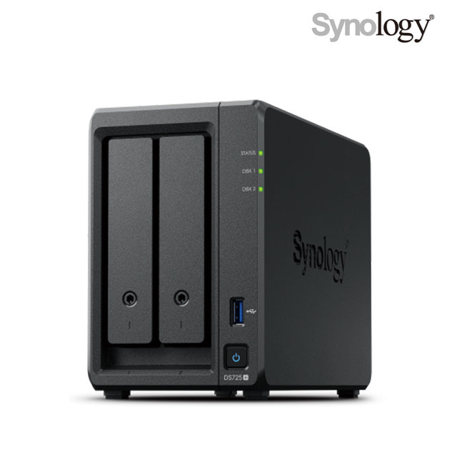 시놀로지 DS725+ 2Bay NAS[케이스][공식총판]
