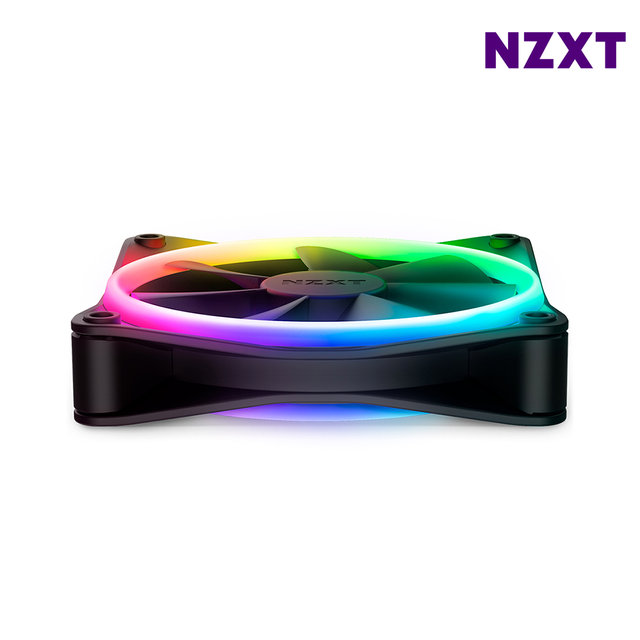 NZXT F120 RGB DUO 블랙 3팩 + 컨트롤러 시스템팬 쿨링팬