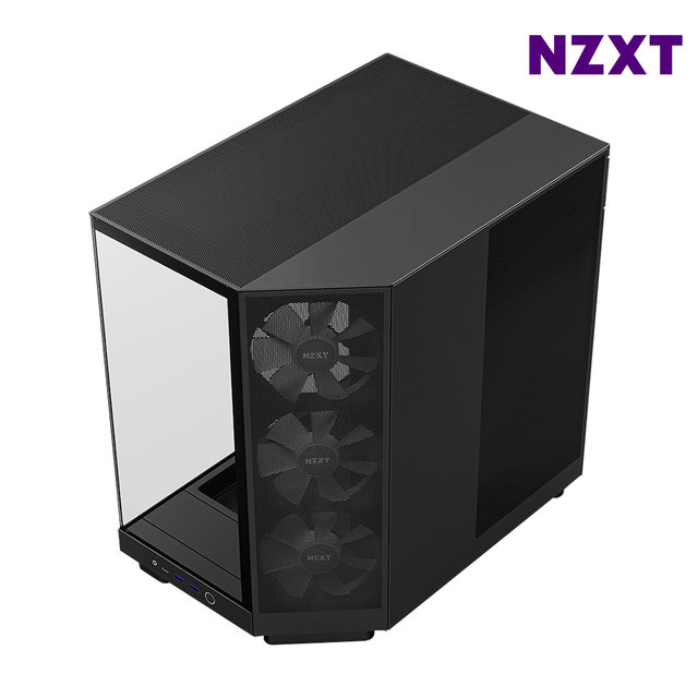 NZXT H6 FLOW RGB 블랙 PC케이스 미들타워케이스