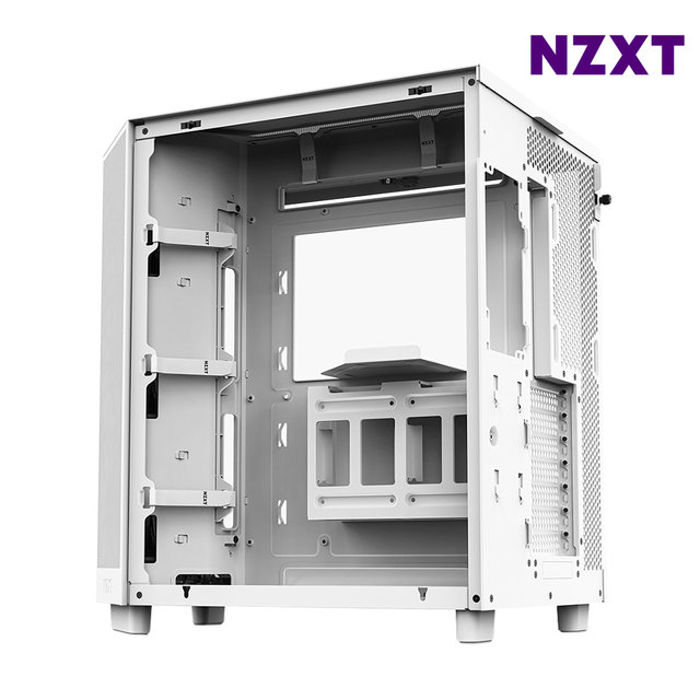 NZXT H6 FLOW 화이트 미들타워케이스 PC케이스 최종 125220 WON