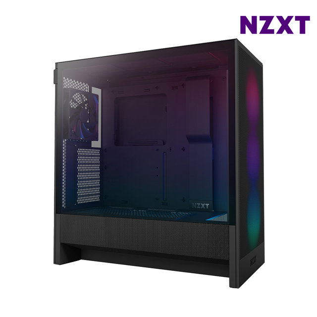NZXT H5 FLOW RGB V2 블랙 미들타워케이스 PC케이스 최종 123850 WON