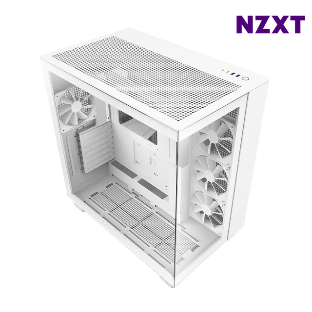 NZXT H9 FLOW 화이트 PC케이스 미들타워케이스 최종 227200 WON