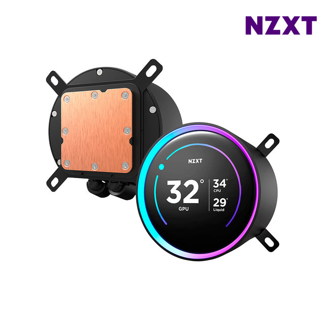 NZXT KRAKEN ELITE V2 360 RGB 블랙 CPU쿨러 수냉쿨러 최종 395010 WON