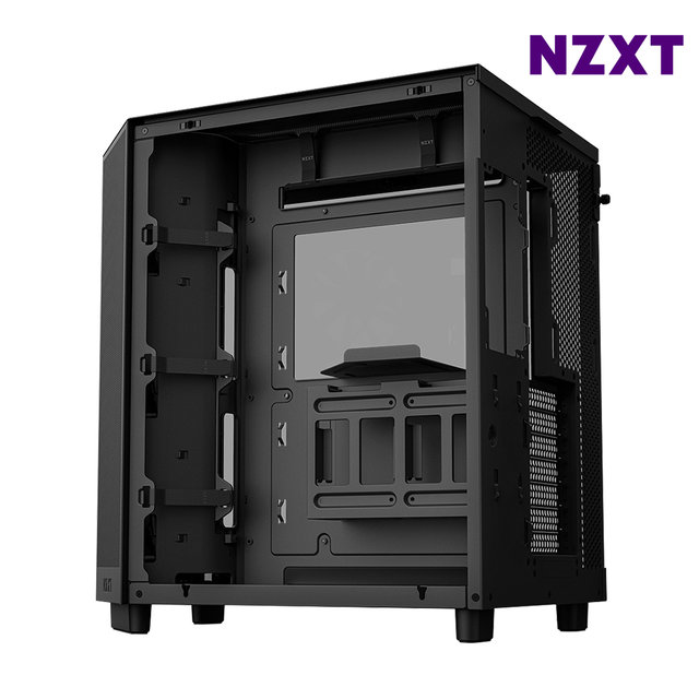 NZXT H6 FLOW 블랙 미들타워케이스 PC케이스