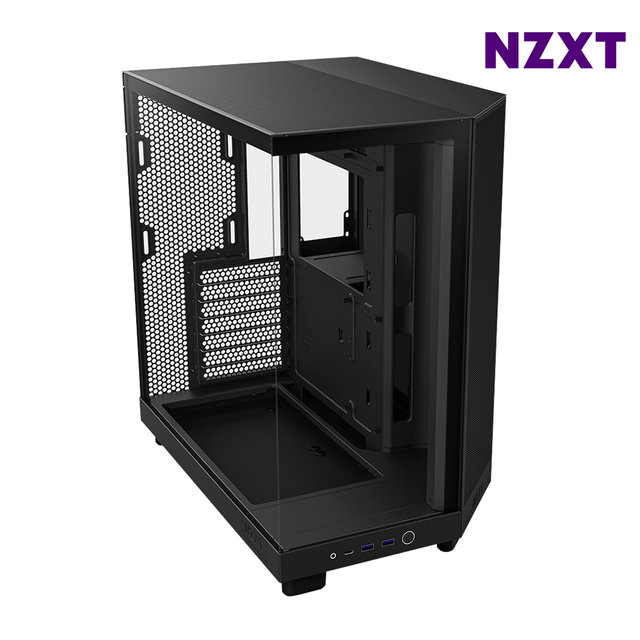 NZXT H6 FLOW 블랙 미들타워케이스 PC케이스