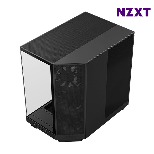 NZXT H6 FLOW 블랙 미들타워케이스 PC케이스