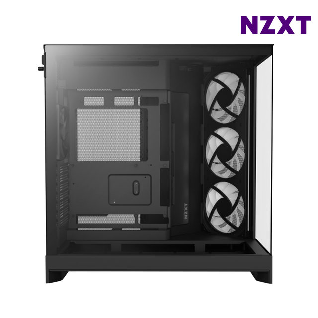 NZXT H9 FLOW V2 RGB 블랙 미들타워케이스 PC케이스 최종 244140 WON