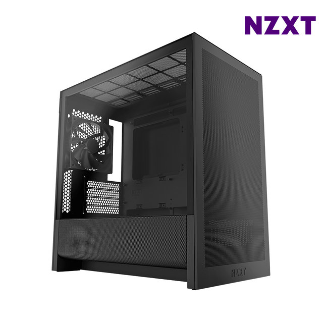 NZXT H3 FLOW 블랙 미들타워케이스 PC케이스