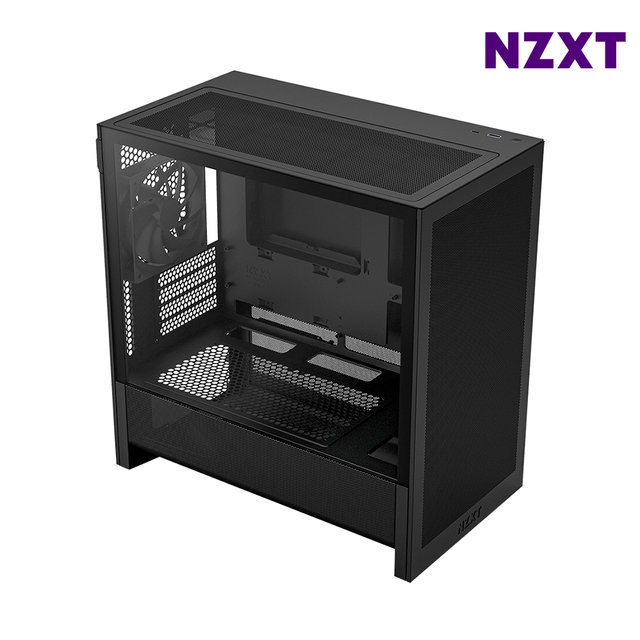 NZXT H3 FLOW 블랙 미들타워케이스 PC케이스