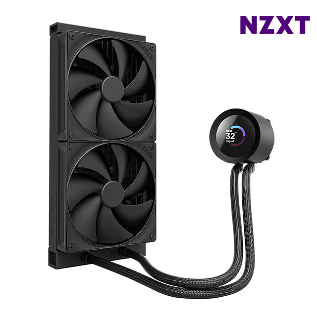 NZXT KRAKEN PLUS 280 블랙 CPU쿨러 수냉쿨러  크라켄플러스 최종 177480 WON