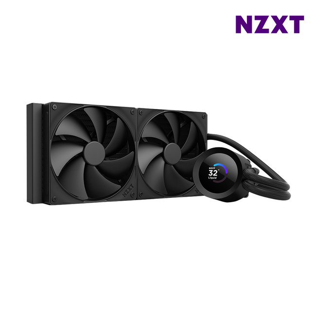 NZXT KRAKEN PLUS 280 블랙 CPU쿨러 수냉쿨러  크라켄플러스
