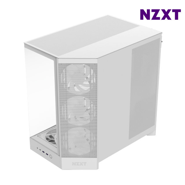 NZXT H9 FLOW RGB PLUS V2 화이트 PC케이스 미들타워케이스