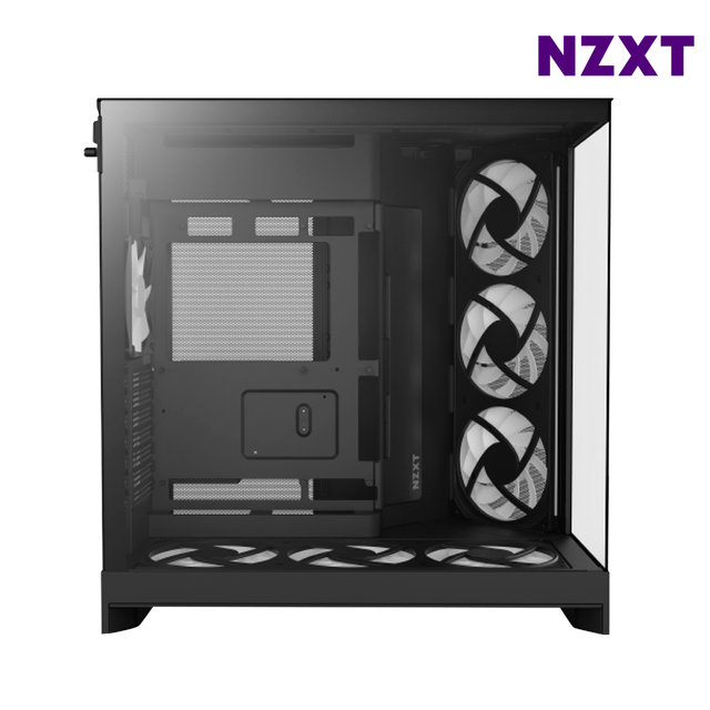 NZXT H9 FLOW RGB PLUS V2 블랙 PC케이스 미들타워케이스 최종 358560 WON