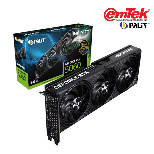 PALIT 지포스 RTX 5060 INFINITY 3 D7 8GB 이엠텍 그래픽카드 VGA