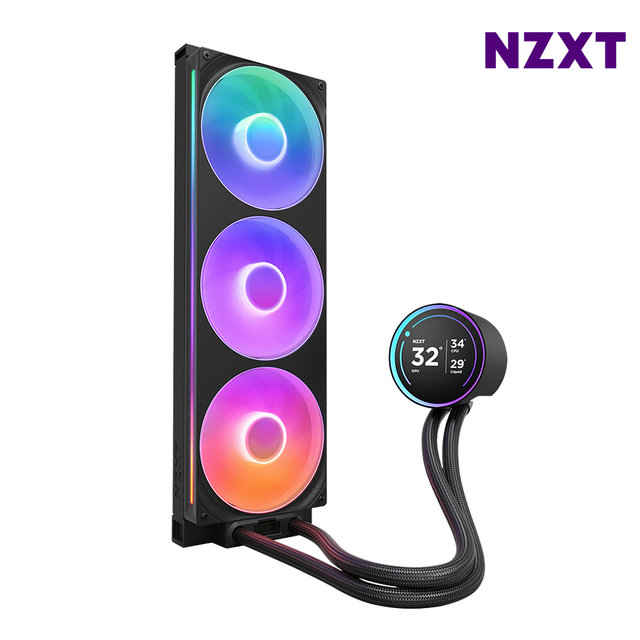 NZXT KRAKEN ELITE V2 420 RGB 블랙 CPU쿨러 수냉쿨러