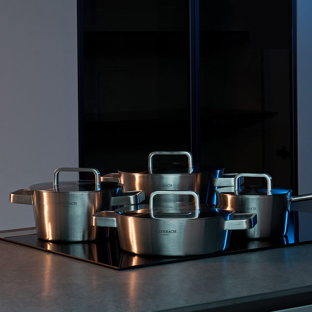 [비밀특가]알텐바흐 아트리움 스텐냄비 편수 양수 전골 스티머 5종 세트