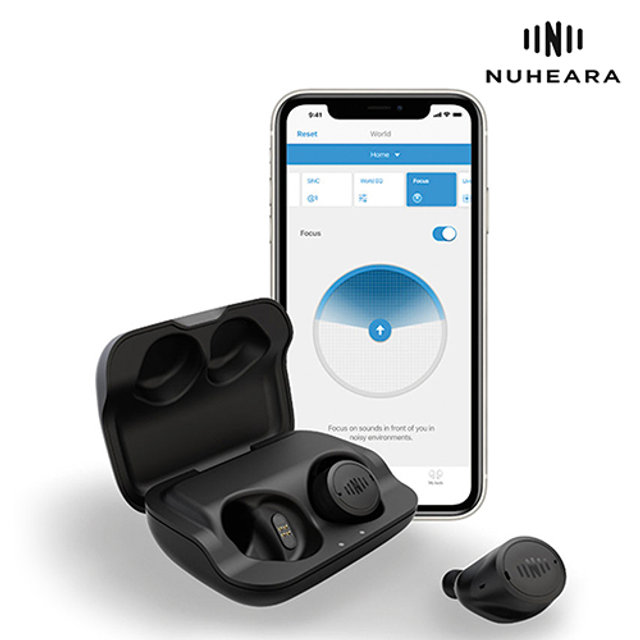 [사운드데이특가][정가 649,000][하이마트 단독_클리어런스] NUHEARA IQBuds2 MAX 프리미엄 무선 블루투스 노이즈캔슬링 보청기보조 청각보호 이어폰