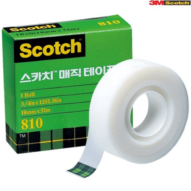 스카치™ 매직 테이프 리필 1인치 (18mmx15m) 7012786432
