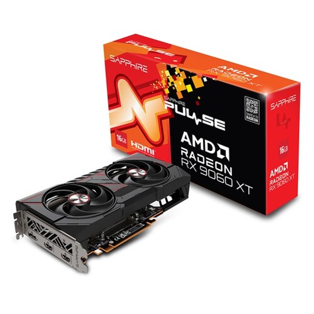 [이엠텍 공식] SAPPHIRE 라데온 RX 9060 XT PULSE OC D6 16GB