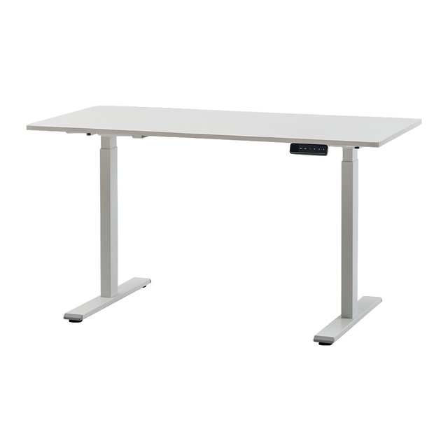 롱코 듀얼모터 모션데스크 높이조절 스탠딩 전동책상 1400x600