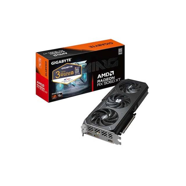 GIGABYTE 라데온 RX 9060 XT Gaming D6 8GB 피씨디렉트  jnp
