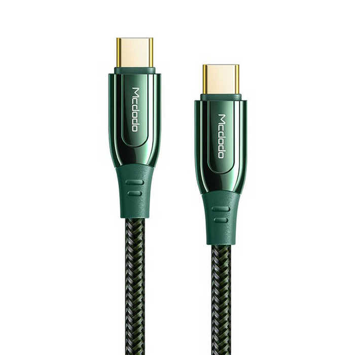 [중고] 맥도도 100W C타입 to C타입 PD 고속 충전 케이블 1.2M 그린 CA-8122