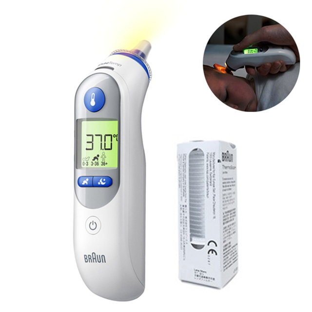 브라운 귀 적외서 체온계 IRT-6525 + 필터 21개 야간조명