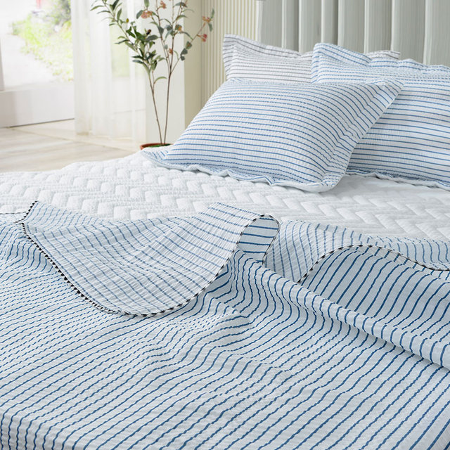 아이스 멜로 시어서커 여름이불 홑이불+베개커버 침구세트 SS