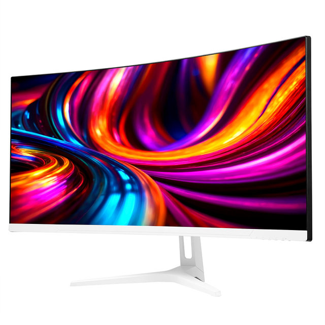 크로스오버 34WG165Hz 커브드 화이트 86cm 와이드 게이밍 컴퓨터 모니터 업그레이드이벤트