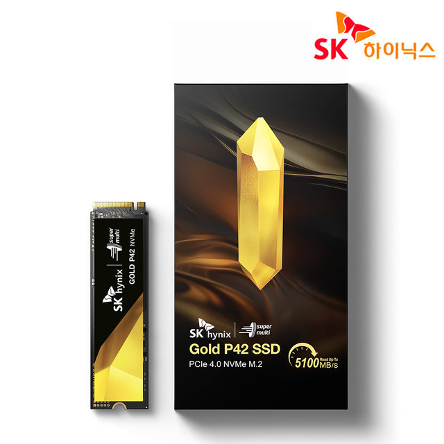 SK하이닉스 GOLD P42 M.2 NVMe GEN4 TLC SSD 1TB