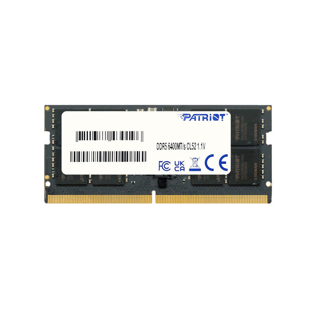 패트리어트 노트북용 DDR5 16G PC5-51200 CL52 SIGNATURE 6400MHz CSO-DIMM 파인인포