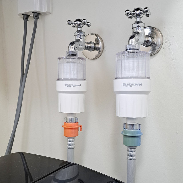 워터웰 다용도 필터 샤워기 해바라기수전 세면대 세탁기
