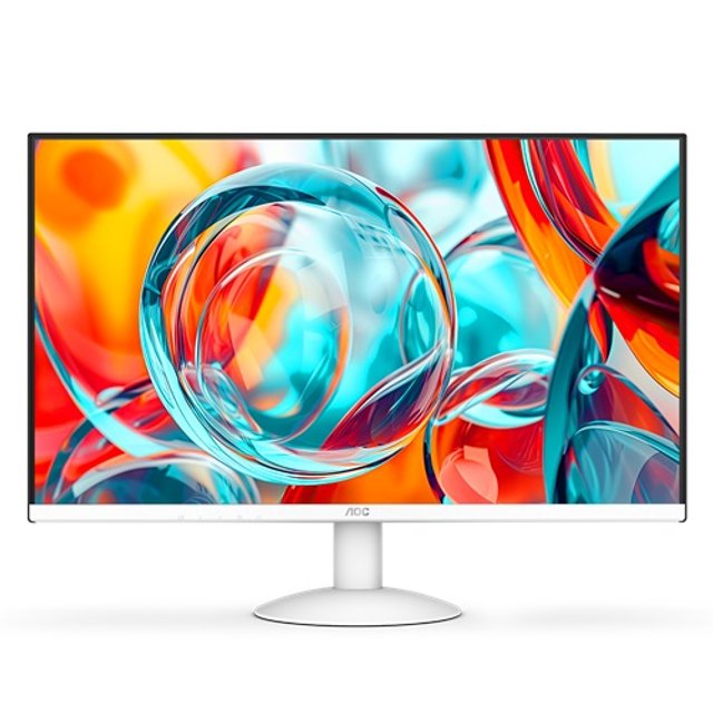 [박스개봉 - 변심반품]  알파스캔 AOC 27B30 화이트 보더리스 IPS 120 시력보호 무결점