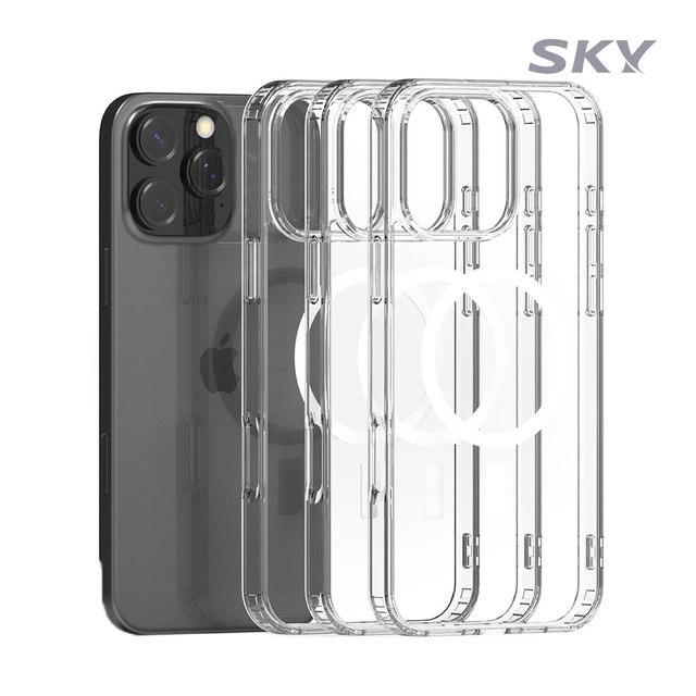 [3개입] 맥세이프 변색방지 투명 폰 케이스 갤럭시 S25/S24/S23 플러스 울트라 아이폰 16/15/14 프로 맥스