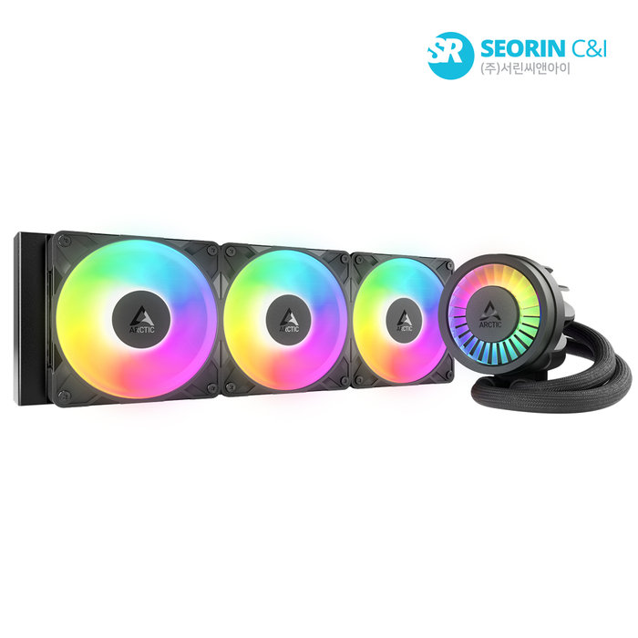 <b>ARCTIC</b> 서린공식 <b>ARCTIC</b> <b>Liquid</b> <b>Freezer</b> <b>III</b> PRO <b>360</b> A-RGB 서린 블랙