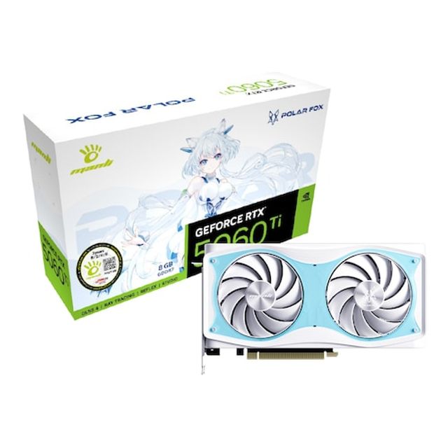 MANLI RTX 5060 Ti Polar Fox OC D7 8GB 대원씨티에스